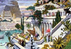 Abbildung: Hängende Gärten von Babylon